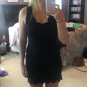 Very sexy scalloped bodycon dress